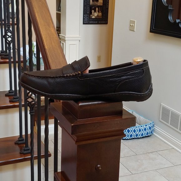 Like NEW - BOC (Born) Men's Leather Casual Loafers, Black, Sz 13 - Picture 7 of 16